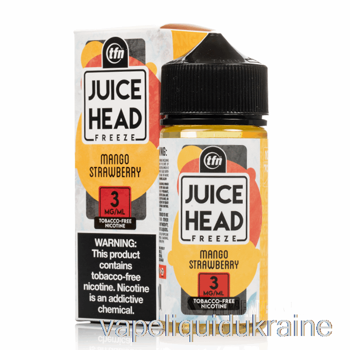 Vape Liquid Ukraine FREEZE Mango Strawberry - Juice Head - 100mL 3mg